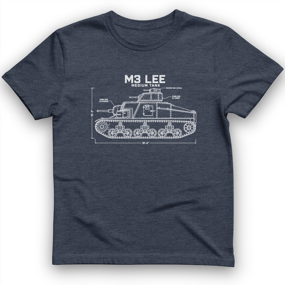 M3 Lee Blueprint T-Shirt