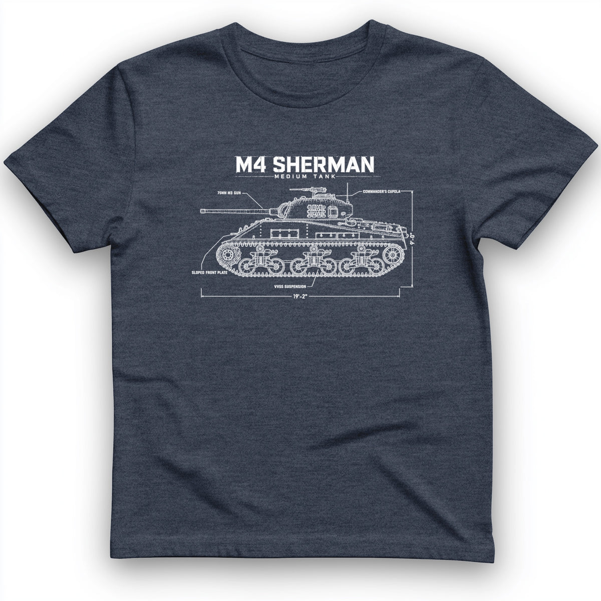 M4 Sherman Blueprint T-Shirt