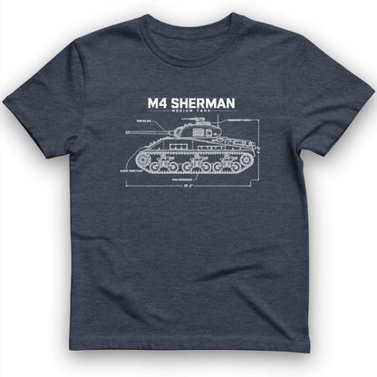 M4 Sherman Blueprint T-Shirt