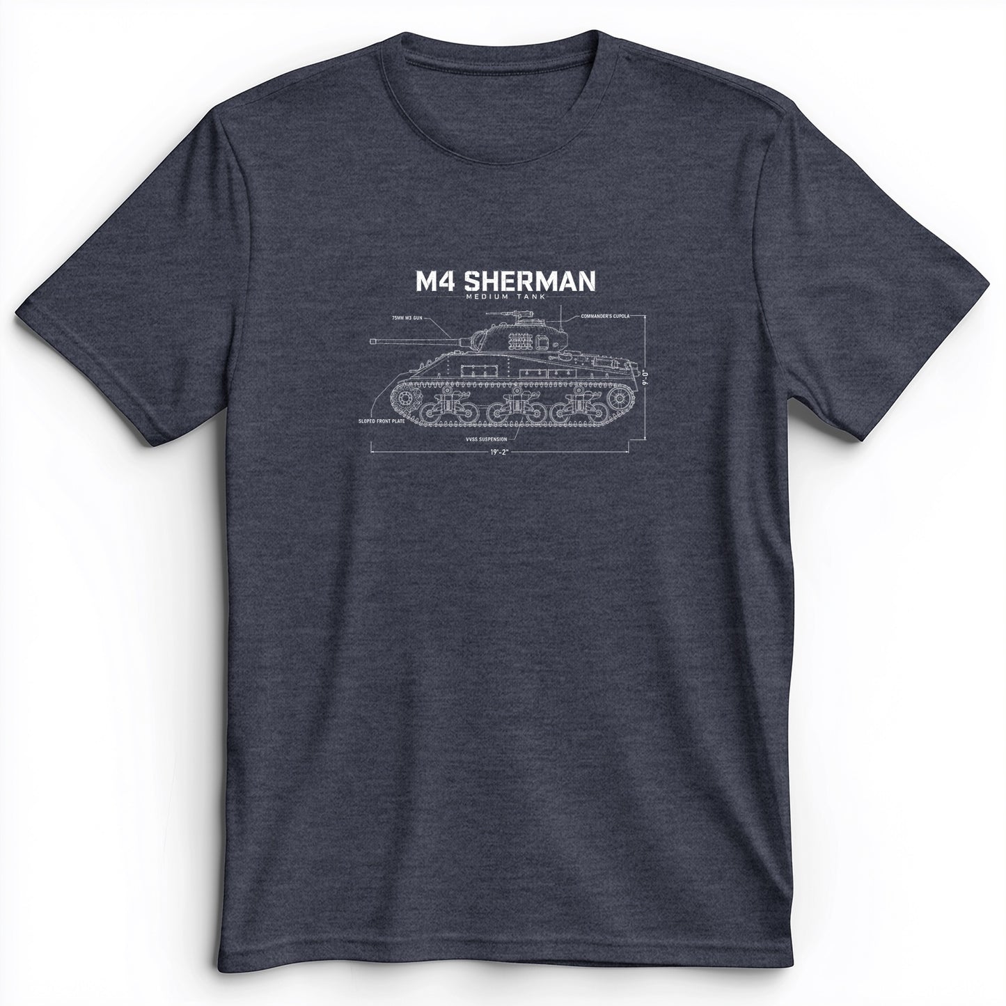 M4 Sherman Blueprint Premium Tee
