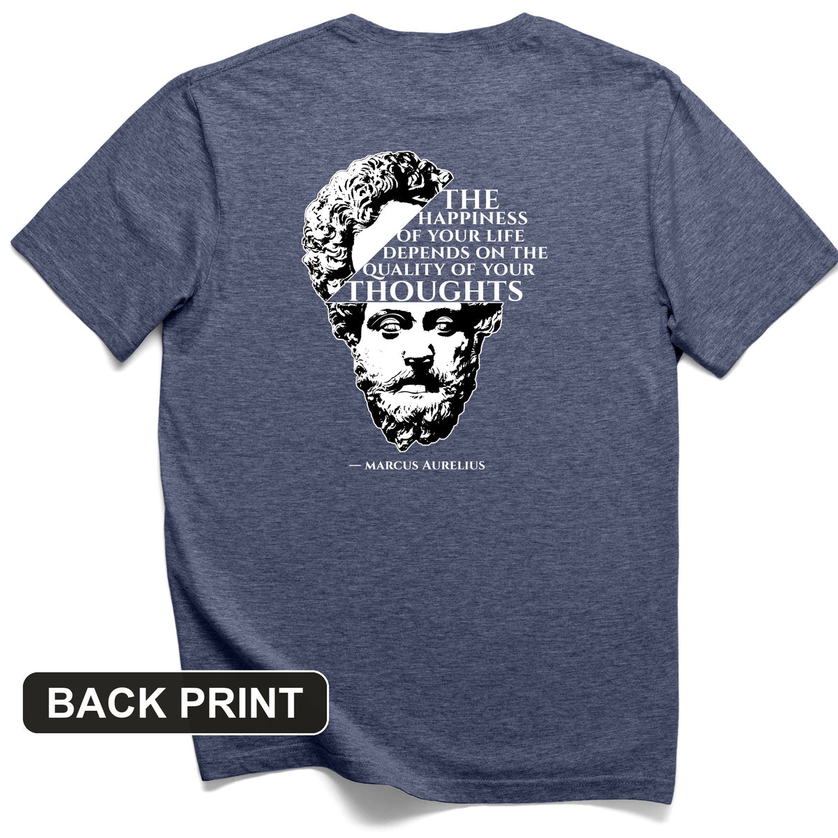 Marcus Aurelius Back Print T-Shirt