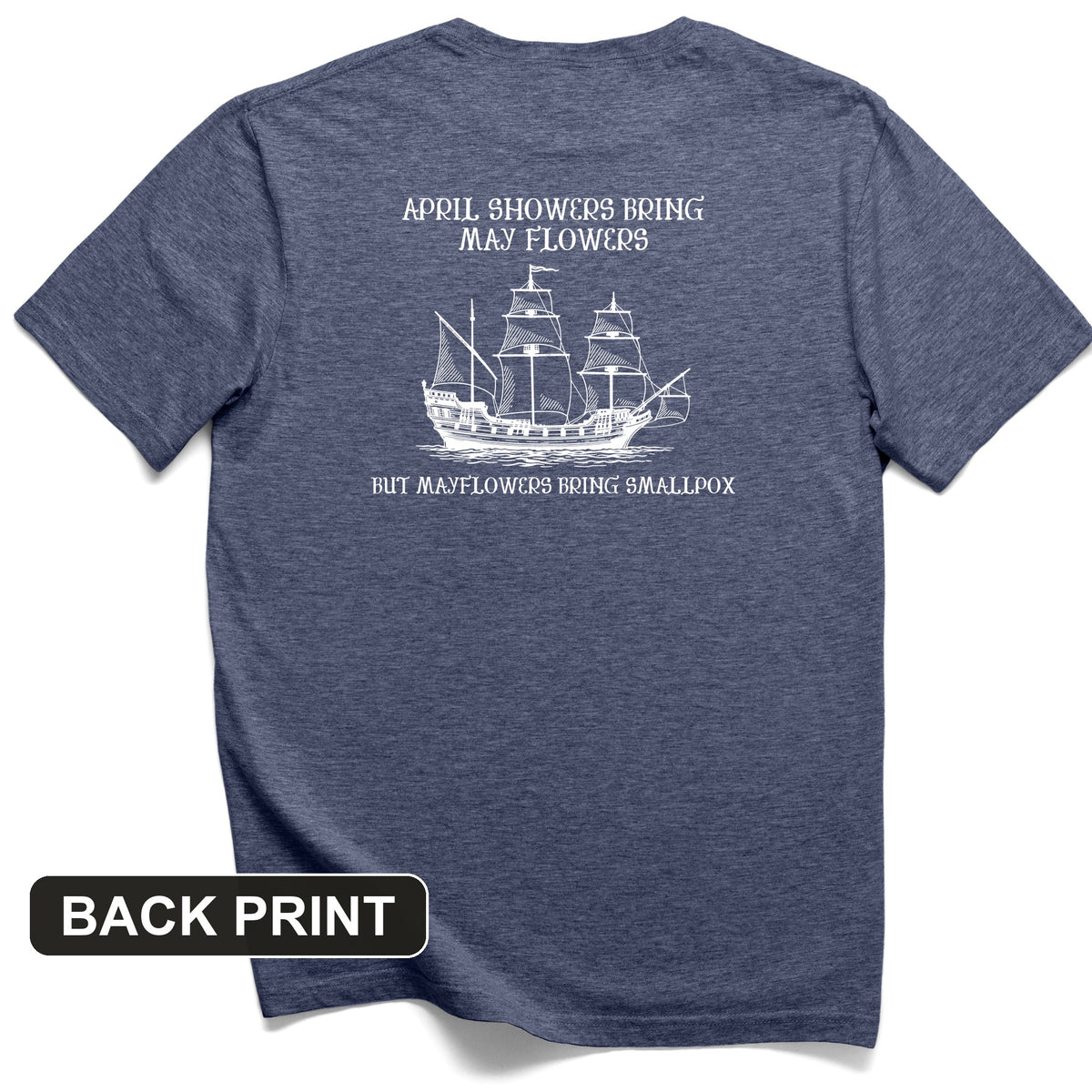 Mayflower Back Print T-Shirt