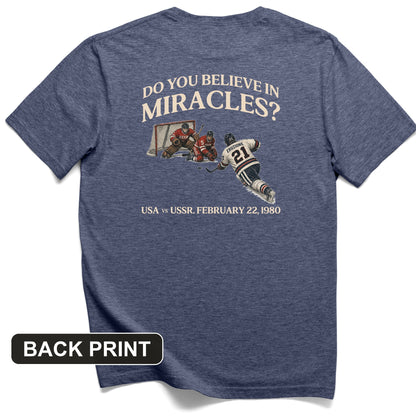 Miracle on Ice Back Print T-Shirt