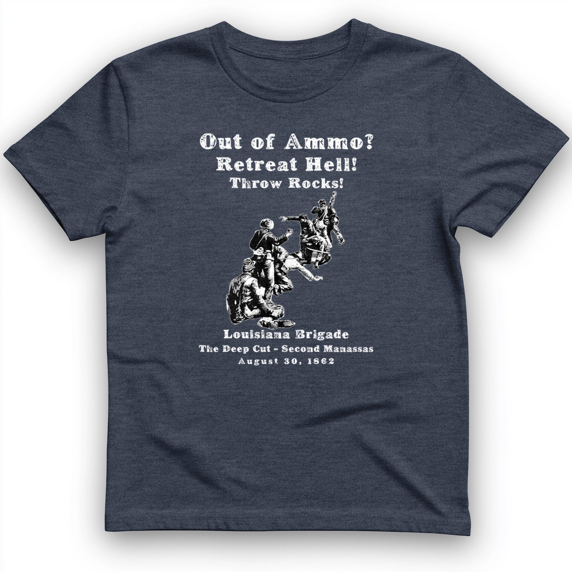 Out Of Ammo Throw Rocks T-Shirt