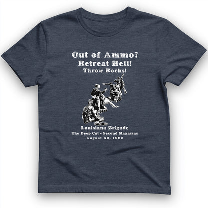 Out Of Ammo Throw Rocks T-Shirt