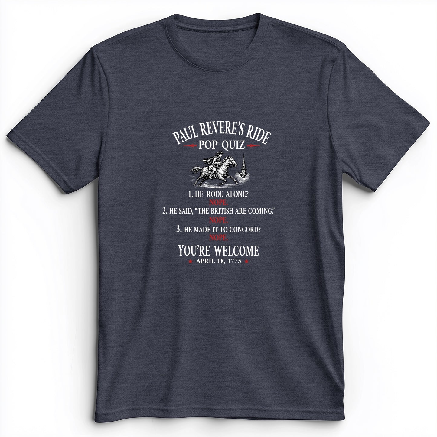 Paul Revere Quiz Premium Tee