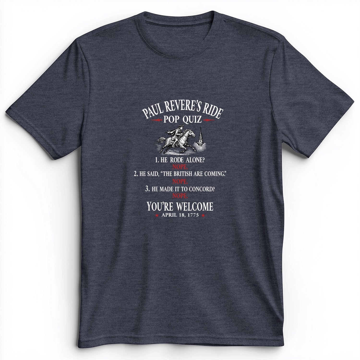 Paul Revere Quiz Premium Tee