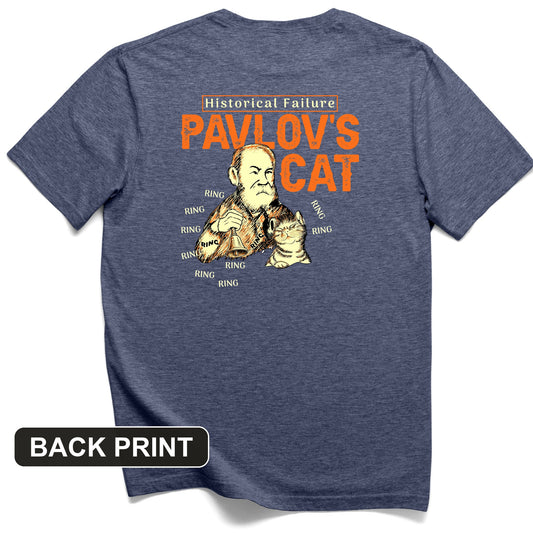 Pavlov's Cat Failure Back Print T-Shirt