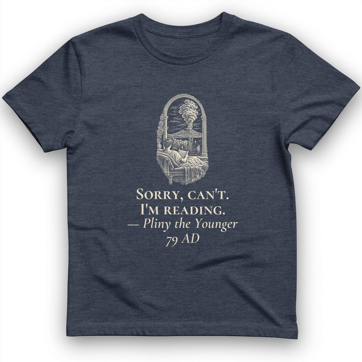 Pliny Sorry Cant Im Reading T-Shirt