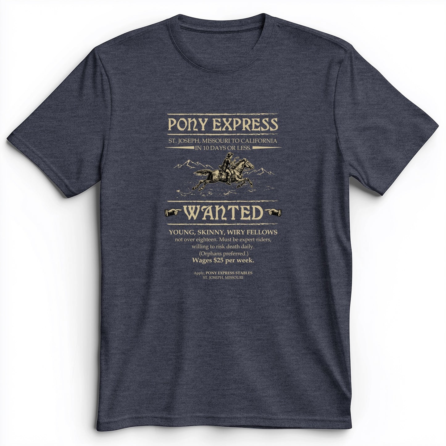 Pony Express Poster Premium Tee