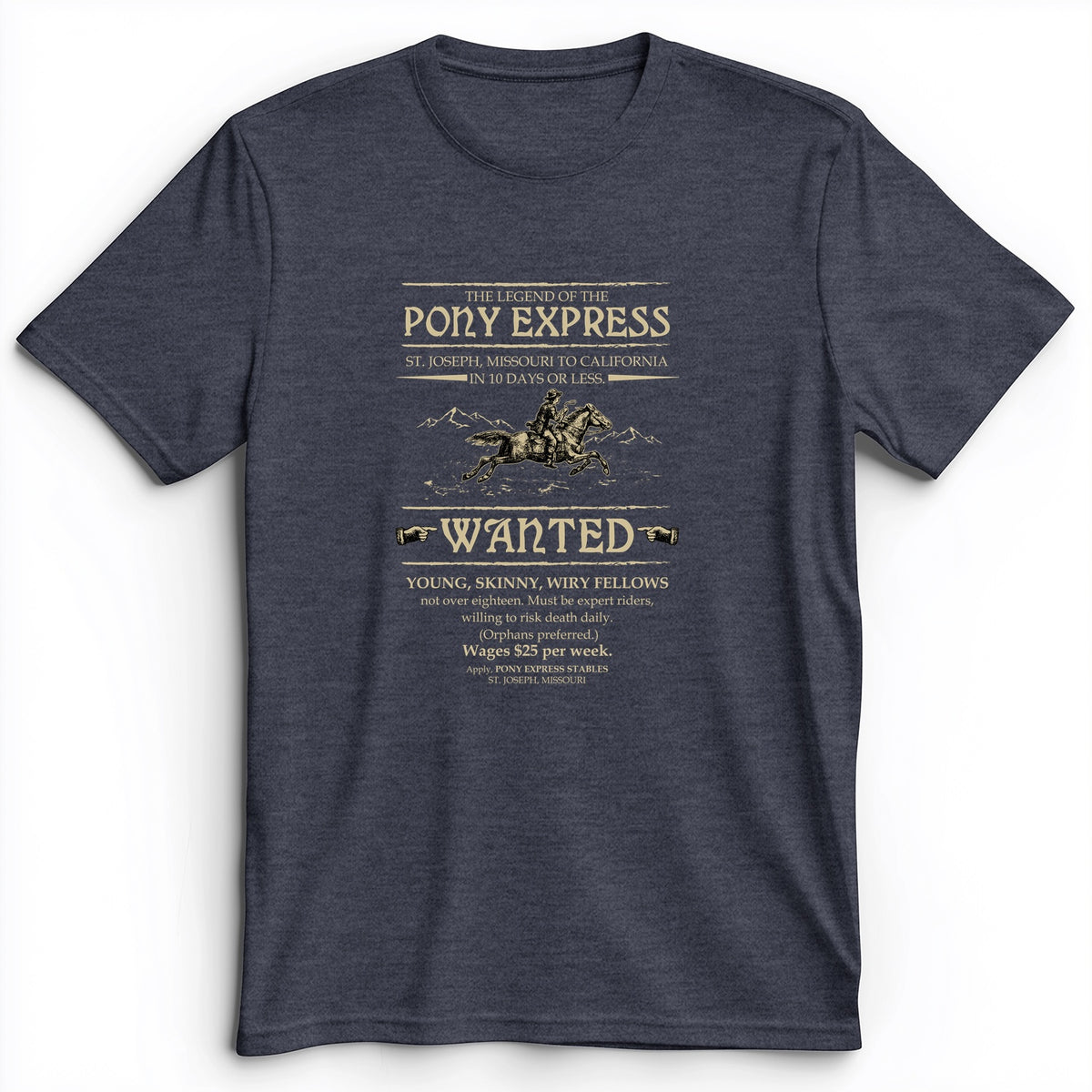 Pony Express Poster Premium Tee