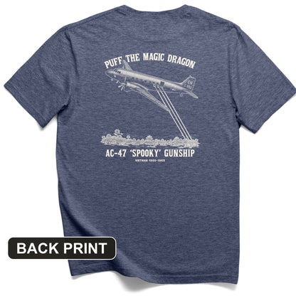 Puff the Magic Dragon Back Print T-Shirt