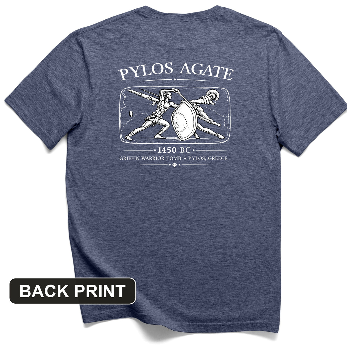 Pylos Agate Back Print T-Shirt