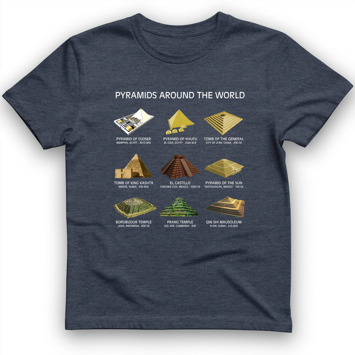 Pyramids Of The World T-Shirt