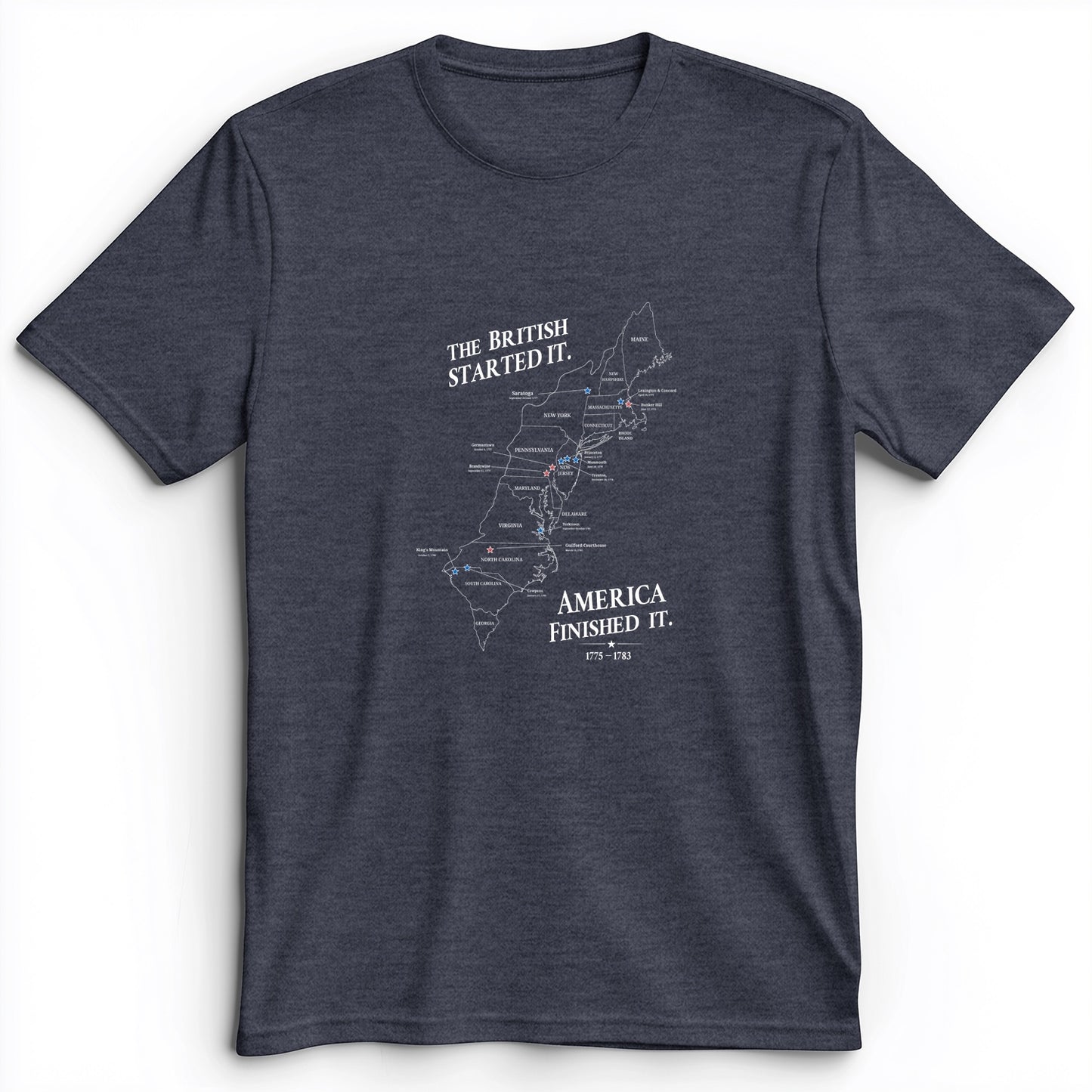 Revolutionary War Map Premium Tee