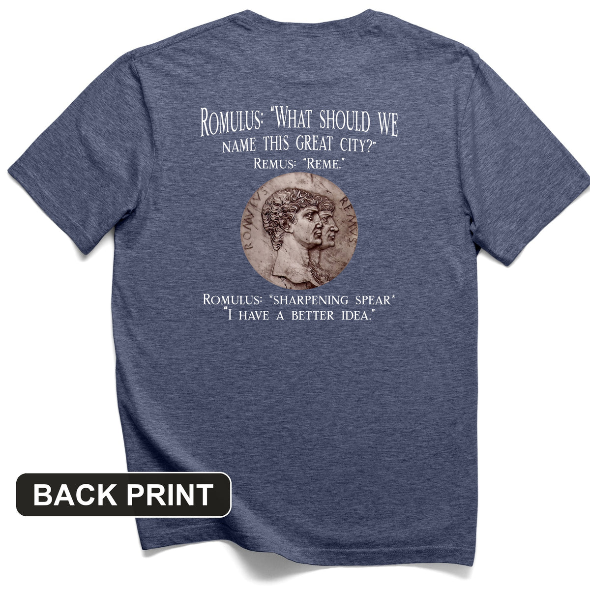 Rome Back Print T-Shirt