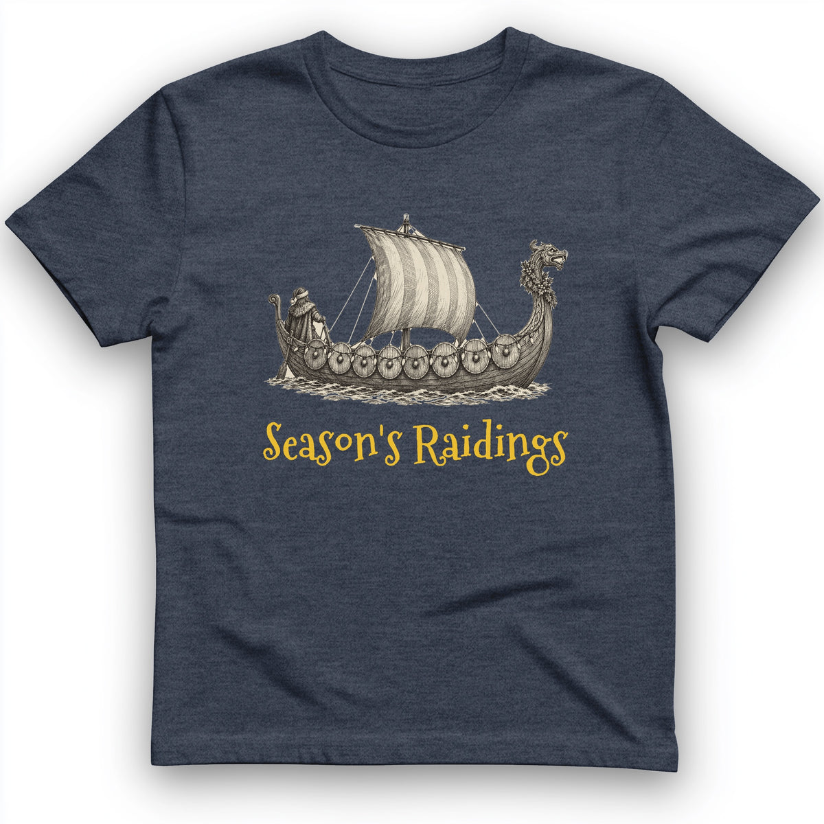 Seasons Raidings Viking Christmas T-Shirt