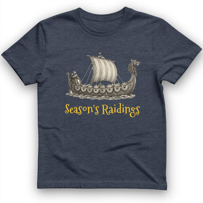 Seasons Raidings Viking Christmas T-Shirt