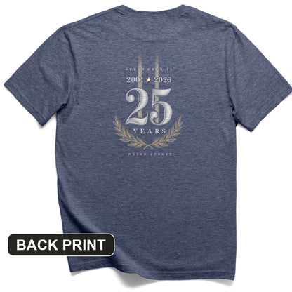 September 11 - 25 Years Back Print T-Shirt