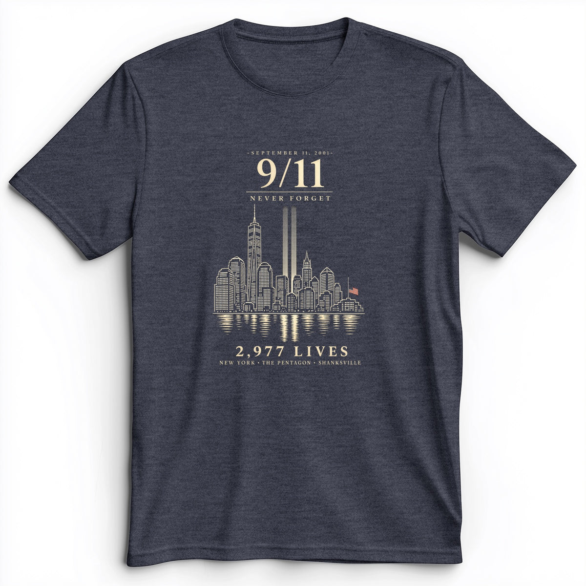 September 11 Never Forget Premium Tee