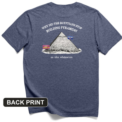Stop Building Pyramids Back Print T-Shirt