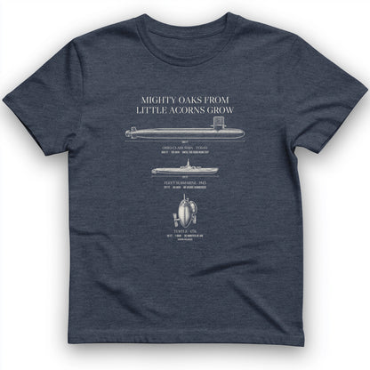 Submarine Evolution Acorns T-Shirt