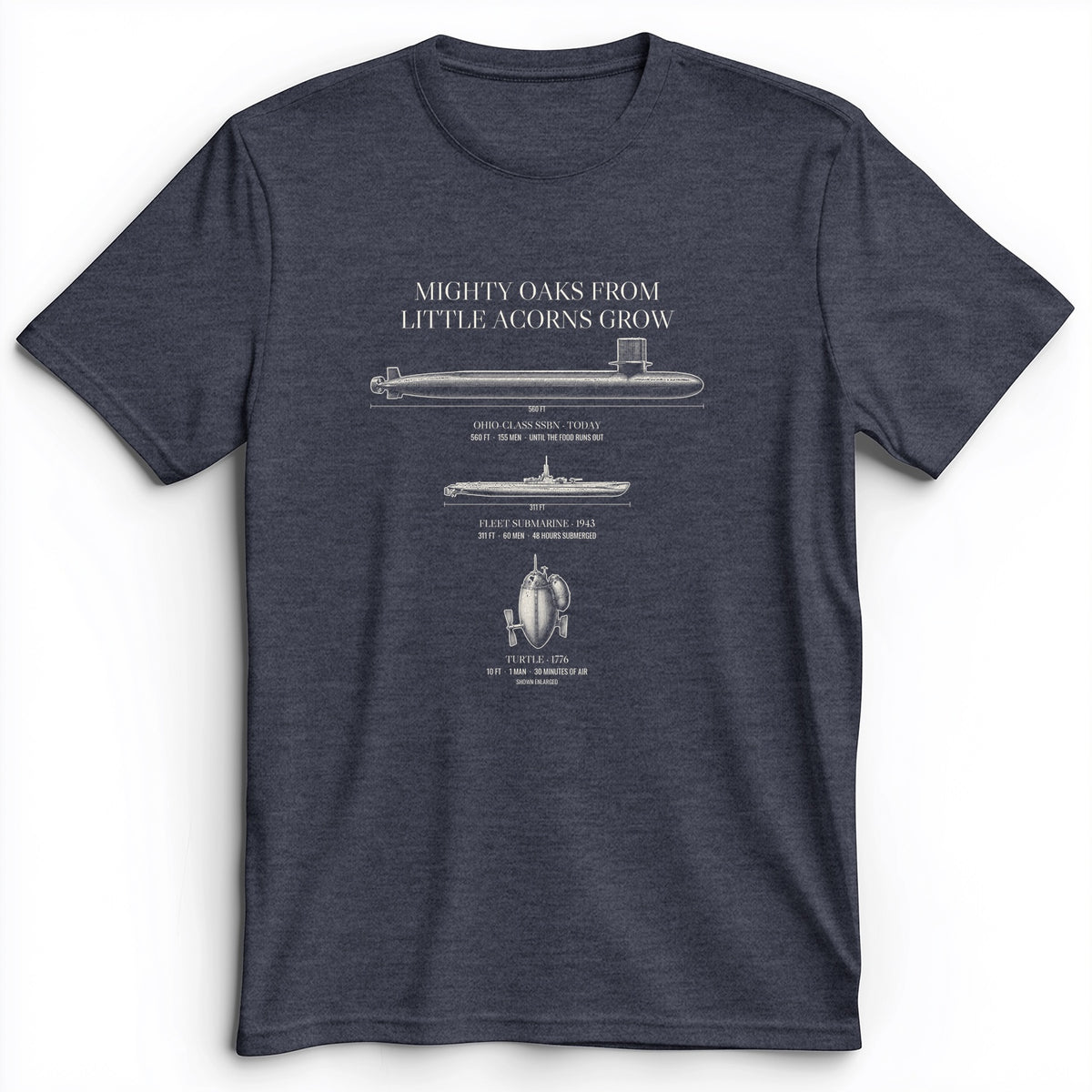 Submarine Evolution Acorns Premium Tee