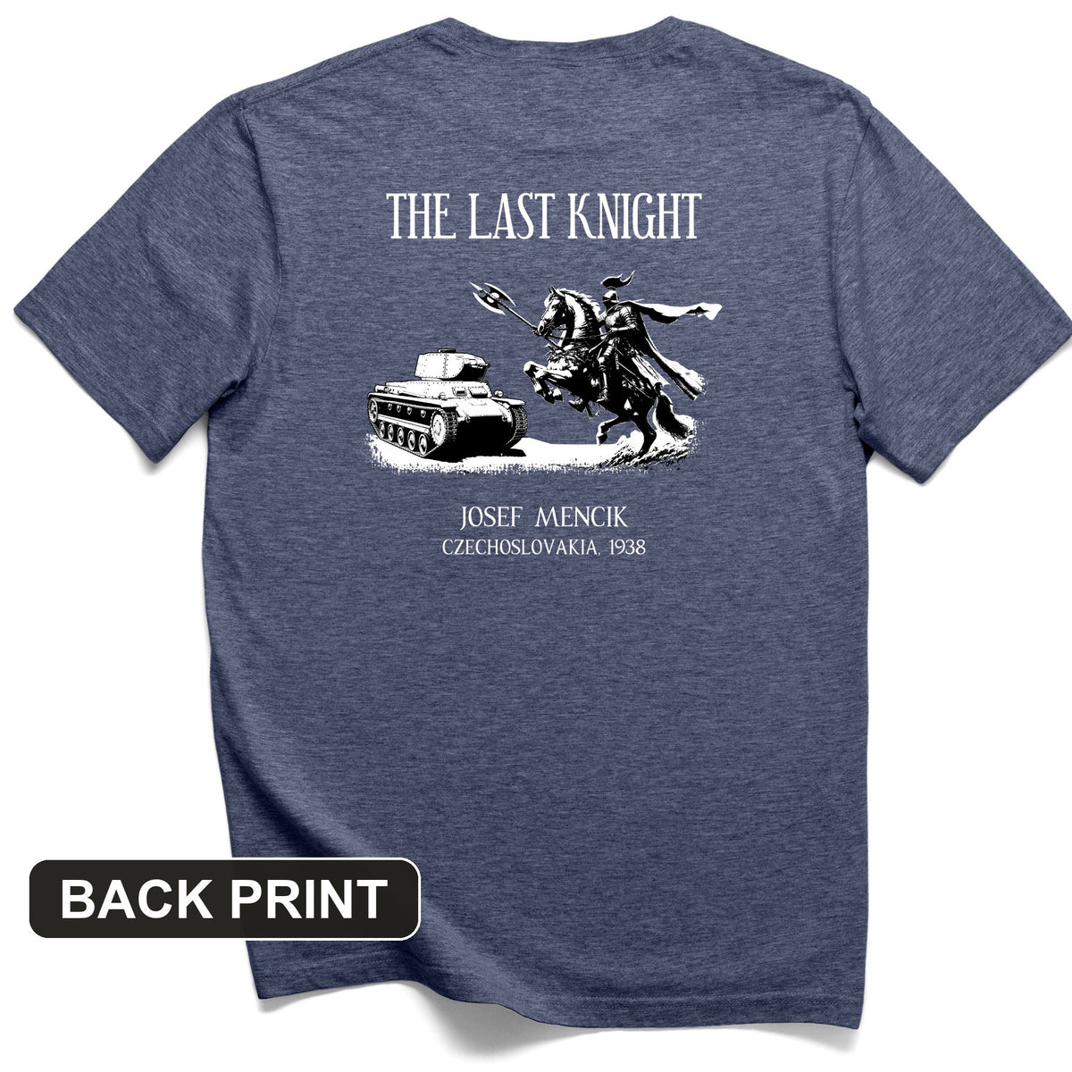 The Last Knight Back Print T-Shirt