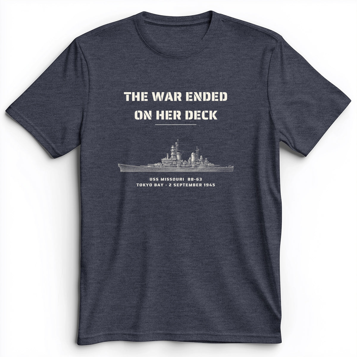 The War Ended On Her Deck Premium Tee