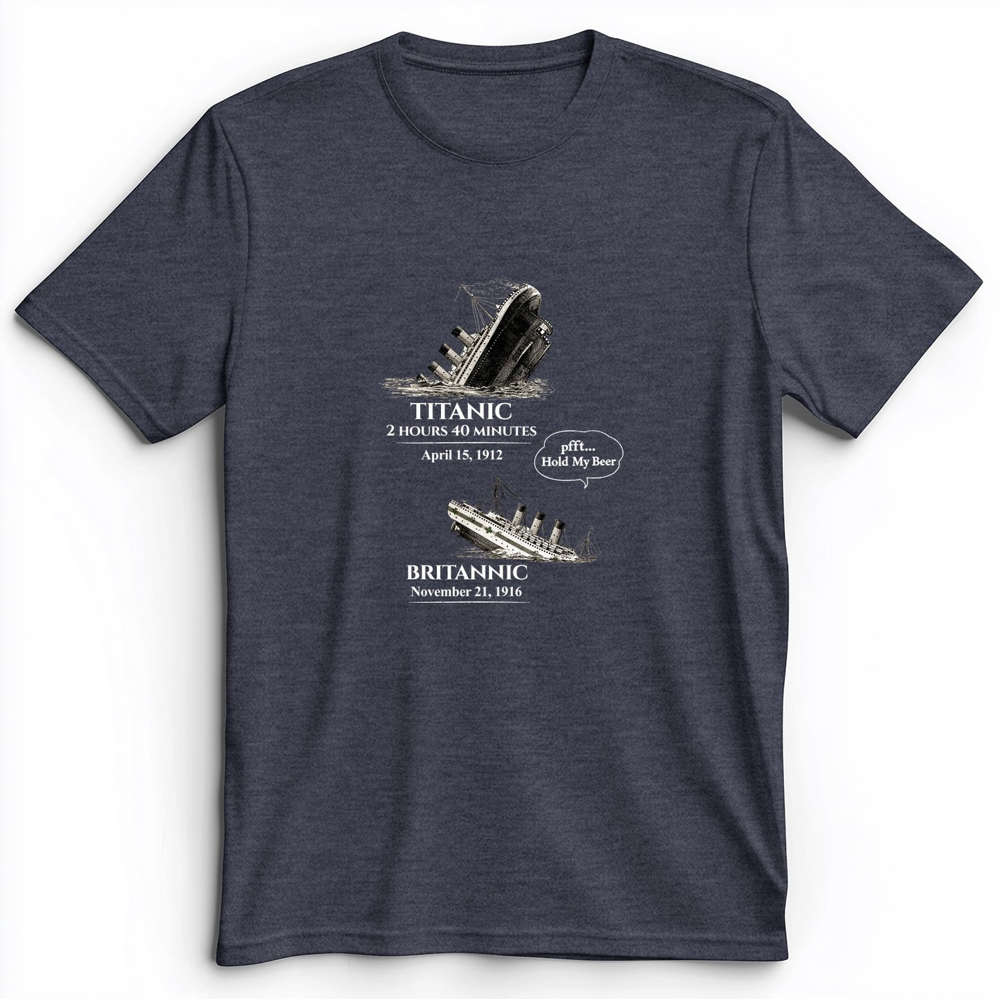 Titanic and Britannic Premium Tee