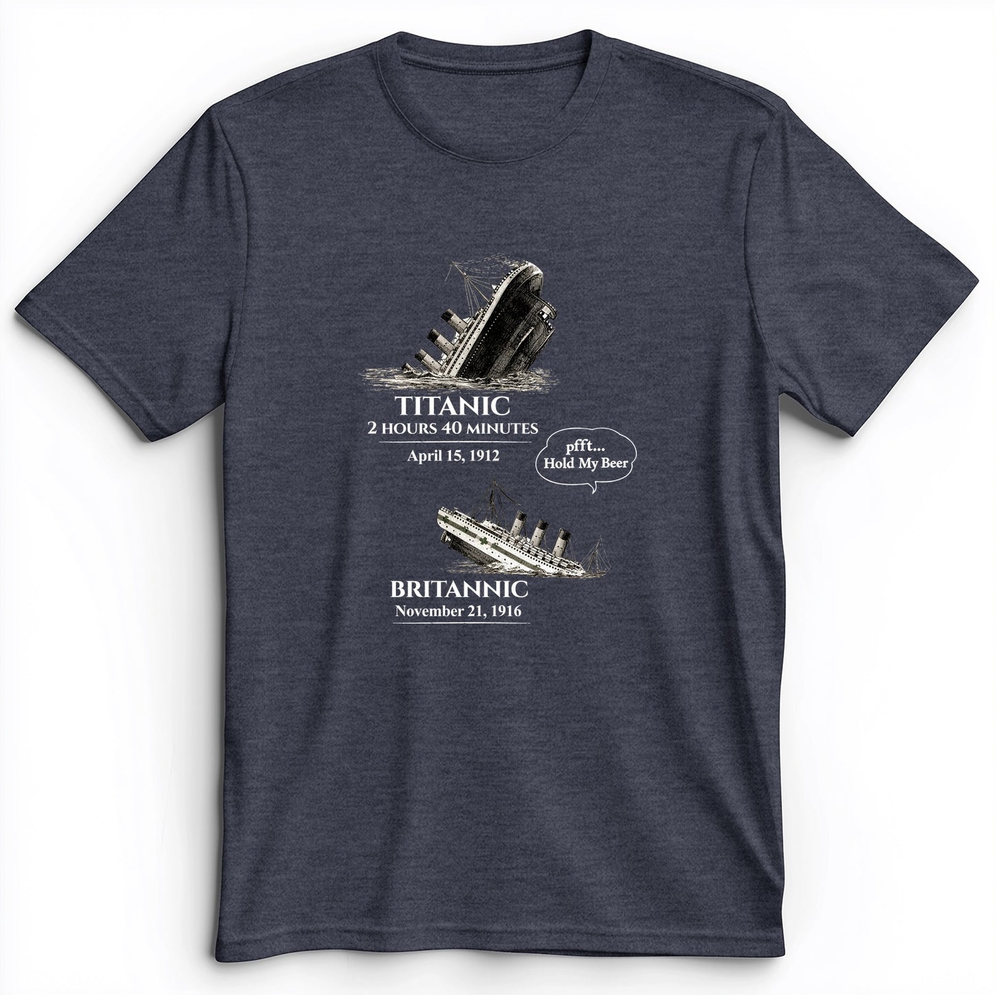 Titanic and Britannic Premium Tee