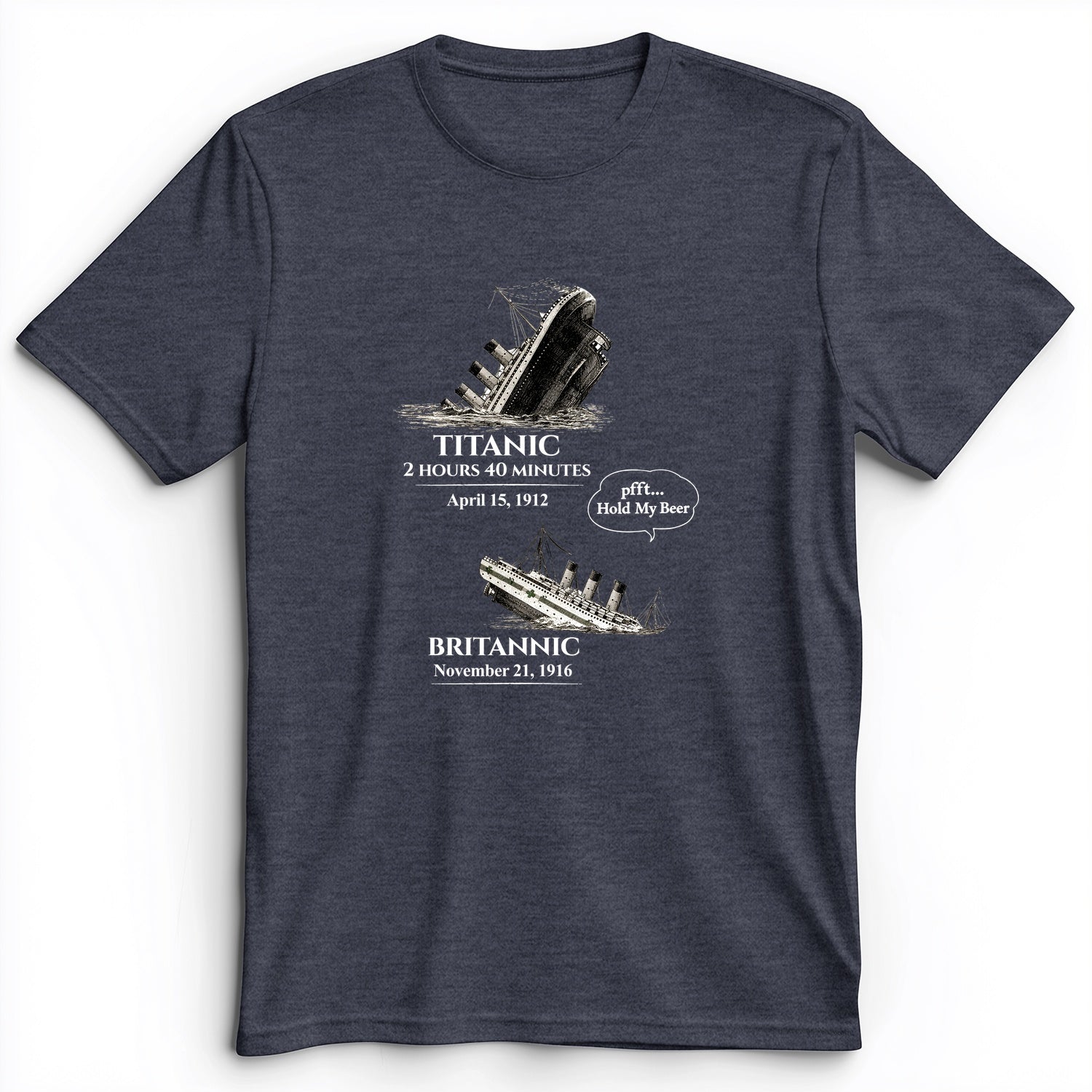 Titanic and Britannic Premium Tee