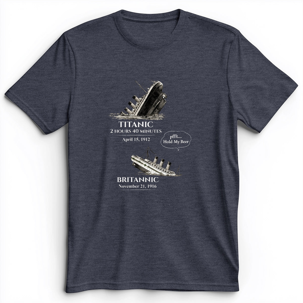 Titanic and Britannic Premium Tee
