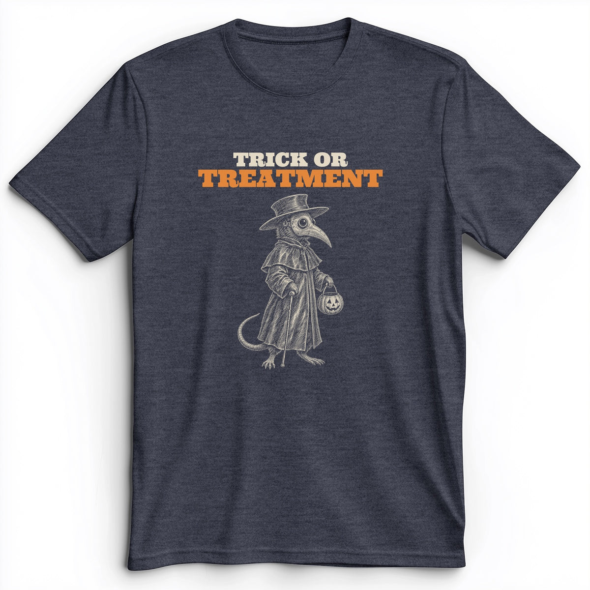 Trick Or Treatment Plague Rat Premium Tee