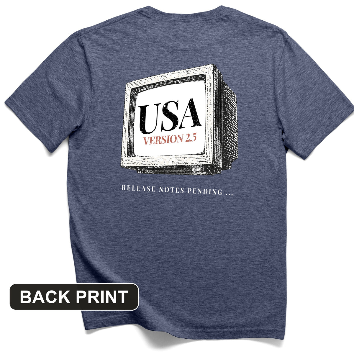 USA 2.5 Back Print T-Shirt