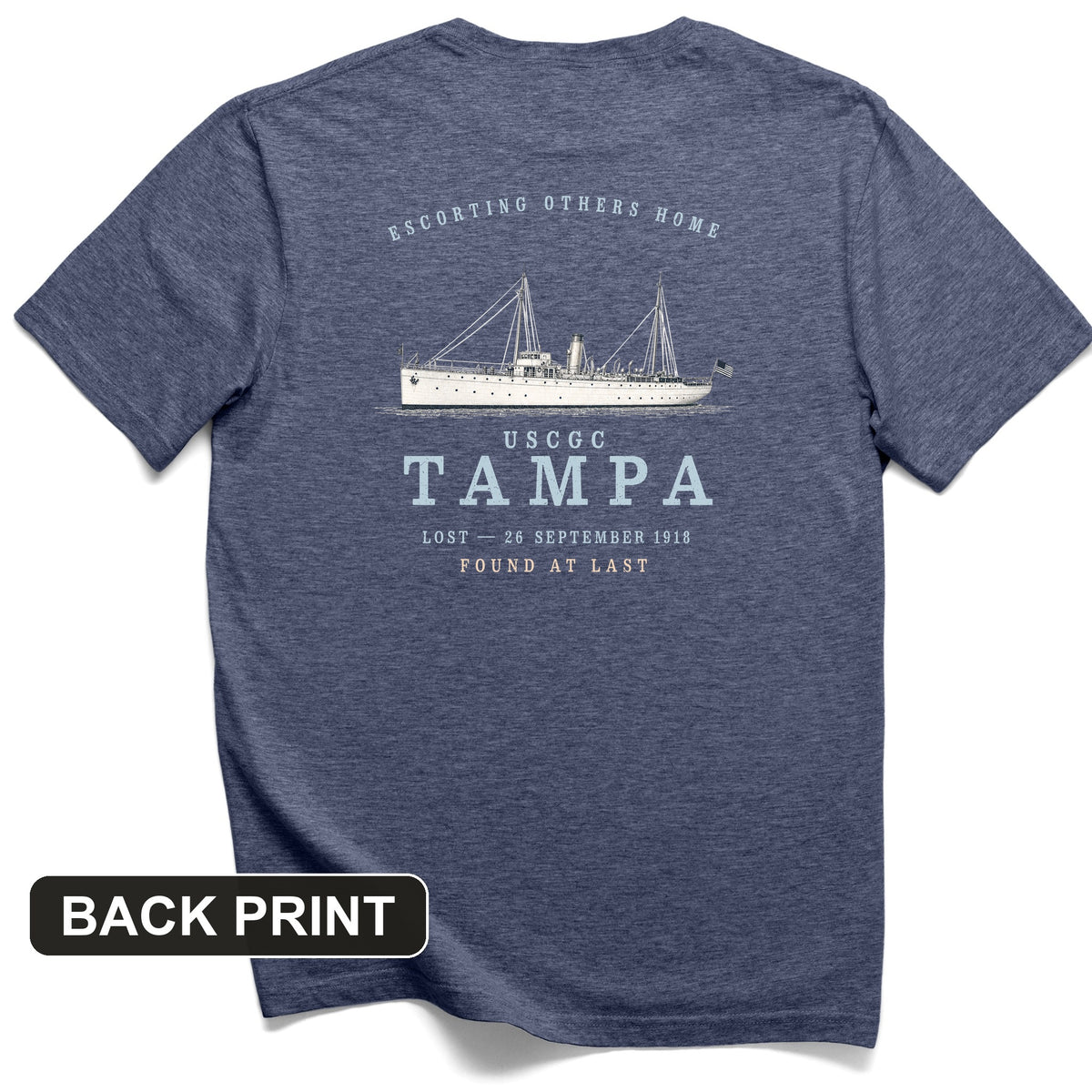 USCGC Tampa Back Print T-Shirt