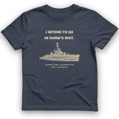 USS Johnston In Harms Way T-Shirt