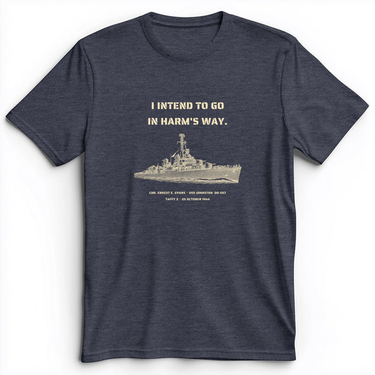 USS Johnston In Harms Way Premium Tee