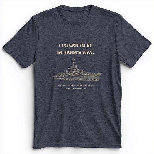 USS Johnston In Harms Way Premium Tee