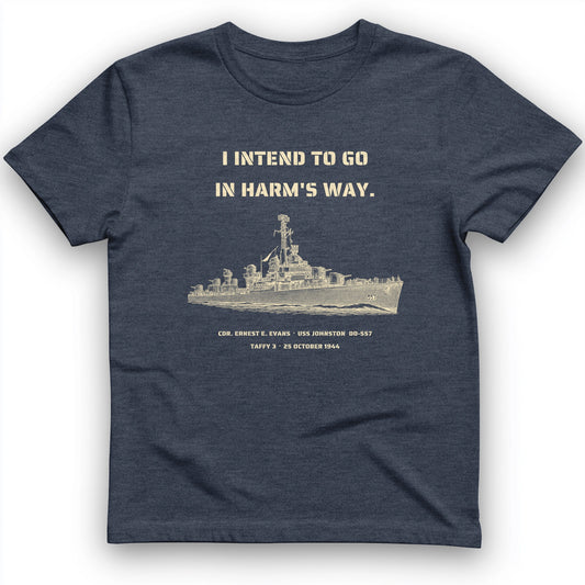 USS Johnston In Harm's Way T-Shirt