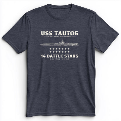 USS Tautog 14 Battle Stars Premium Tee