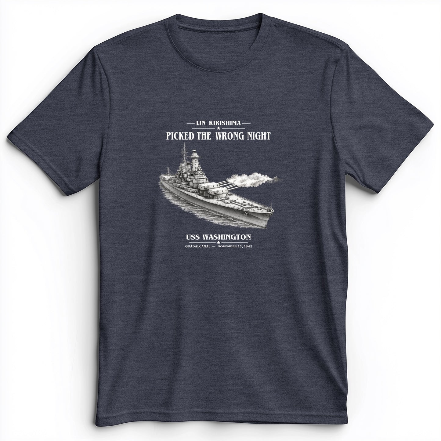 USS Washington at Guadalcanal Premium Tee
