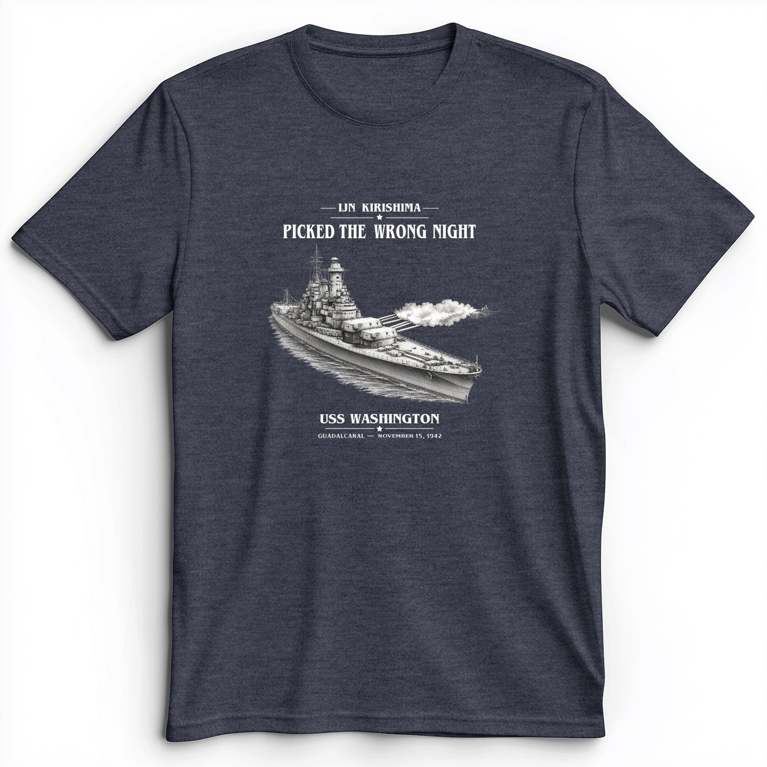 USS Washington at Guadalcanal Premium Tee