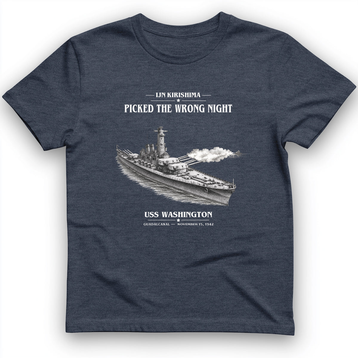 USS Washington at Guadalcanal T-Shirt