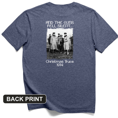 WWI Christmas Truce Back Print T-Shirt