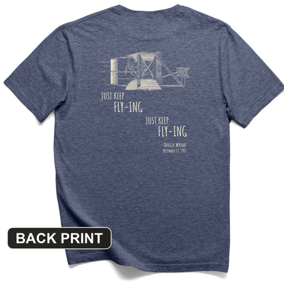 Wright Brothers Back Print T-Shirt