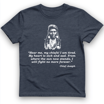 Chief Joseph Fight No More T-Shirt