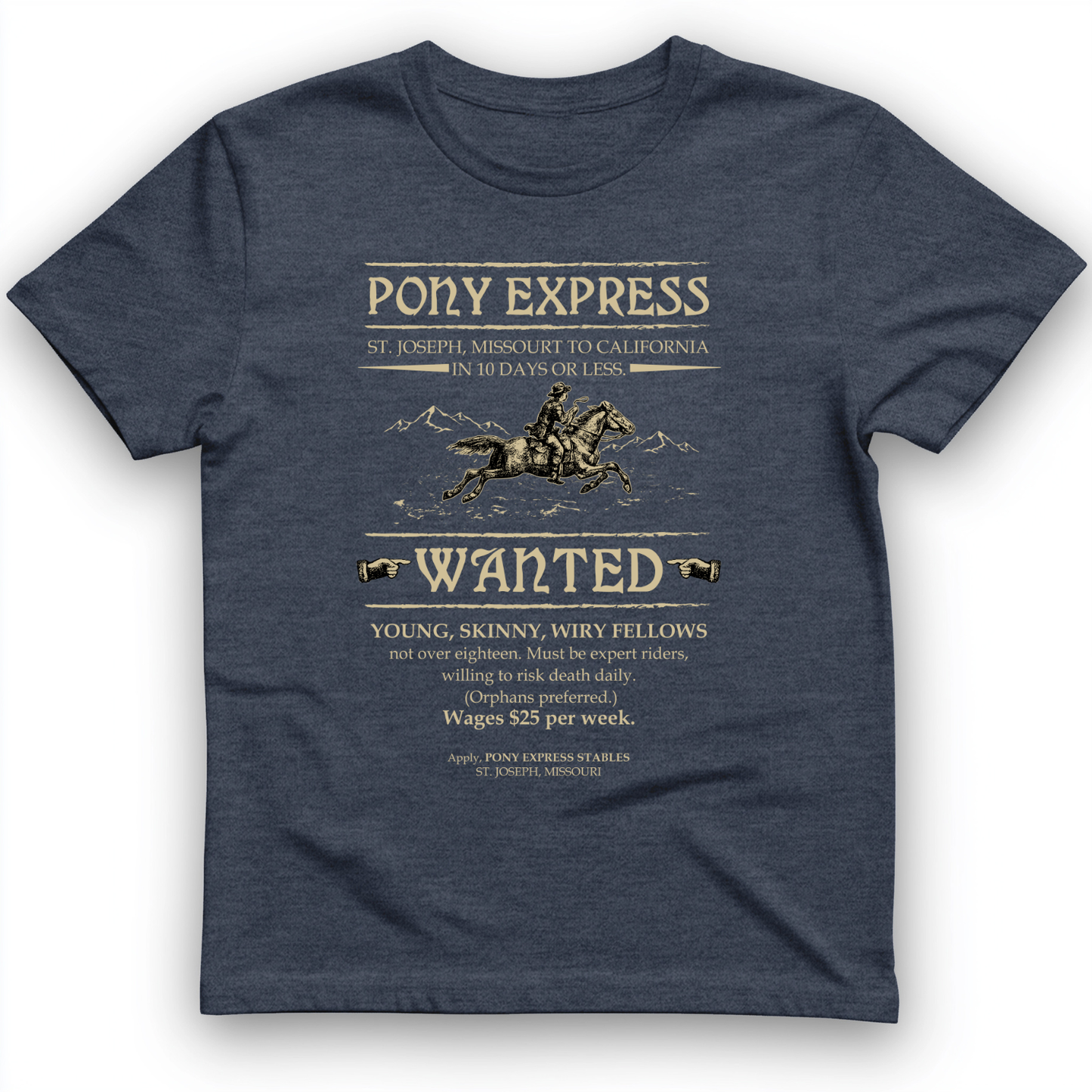 Pony Express Poster T-Shirt