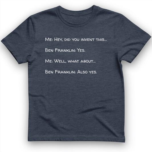 Ben Franklin Inventor T-Shirt