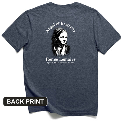 Angel of Bastogne Back Print T-Shirt